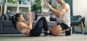 Fitness training at home